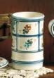 Bicchiere ceramica fatto a mano e decorato - Dimensioni: h 11,7 cm ø 6,7 cm Made in Italy.