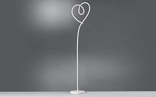 Piantana con lampada LED a forma di cuore - compatibile con lampadina classe: A, A+, A++