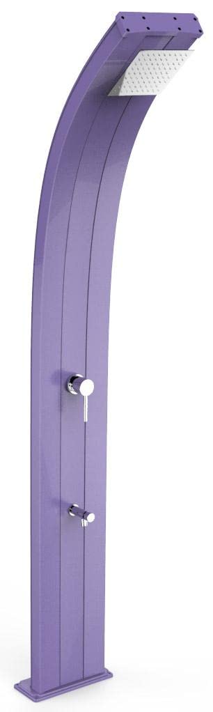 Doccia Solare in alluminio Arkema Design Dada Viola D320/4005