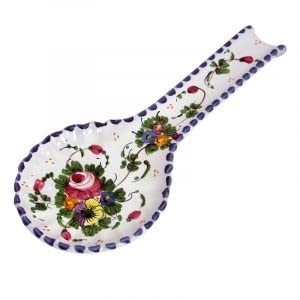Poggiatesta in ceramica - Dimensioni: 28 cm - made in Italy.