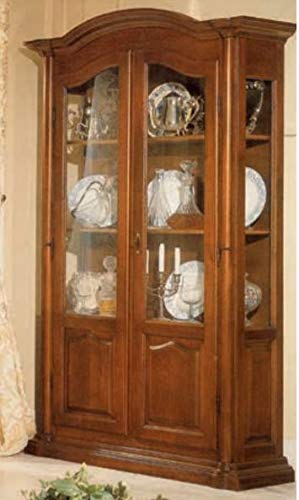 Dafne Italian Design Vetrina Stile Classico (cm. L. 116 - P. 41 - H. 201) (VGG)
