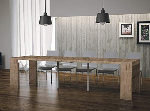 Dafne Italian Design Consolle allungabile Twist Premium Rovere Natura