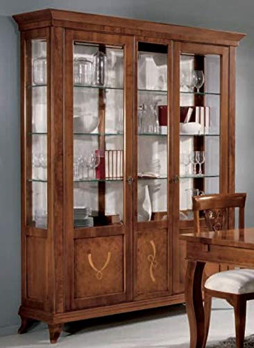 Dafne Italian Design Vetrina Stile Classico (cm. L. 168P. 49 - H. 216) (VGG)