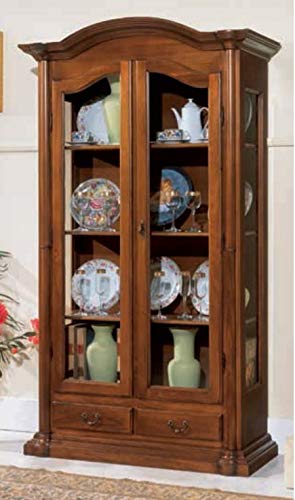 Dafne Italian Design Vetrina Stile Classico (cm. L. 116 - P. 41 - H. 201) (VGG)