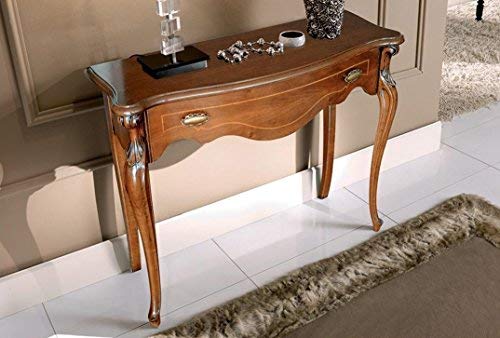 Dafne Italian Design Consolle ingresso, noce scuro -cm: 93 cm - 36 cm - H 80 cm - 100% Made in Italy (SF17)
