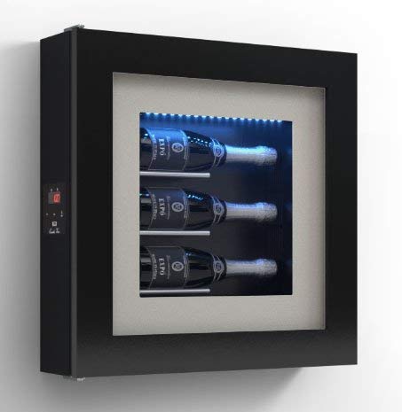 Dafne Italian Design Cantinetta vino da parete per tre bottiglie in orizzontale. per bottiglia H.328 D.98 mm - peso 25 kg - (SF00)