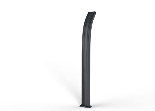 Arkema Design Doccia Solare - Spring - Antracite con lavapiedi Spring A120/7016