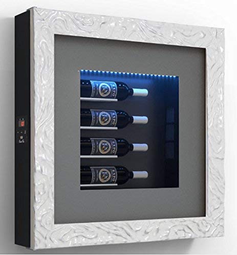 Cantinetta vino da parete per quattro bottiglie in orizzontale per bottiglie H.400 D.90 mm - peso 30 kg. (SF00)
