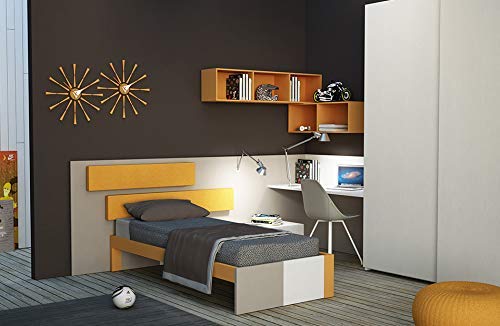 Dafne Italian Design TUTTOCAMERETTE.IT - Cameretta completa - L. 258 cm - P. 337 cm - H. 229,2 cm - 100% Made in Italy (SF30)