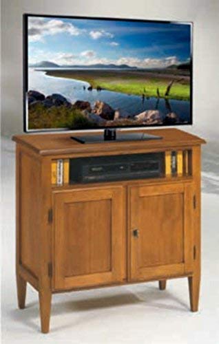 Dafne Italian Design Porta TV - Dimensioni: L 80 P 38 H 80 cm - Taglio Migliore del Legno e Perfetta stagionatura - (DF18)