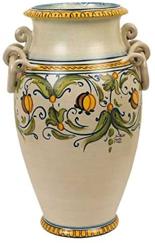Portaombrelli in Ceramica Artistica Italiana. Dimensioni: h 54.864 cm.