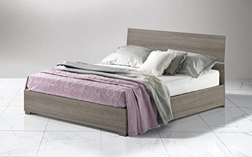 Dafne Italian Design Letto matrimoniale con contenitore,rete ortopedica a doghe - 169 x 203 x 94h.