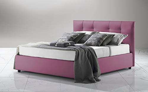 Letto matrimoniale con contenitore.cm. 177 x 206 x 108h. (Serie: Dafne-Letti-ST11)