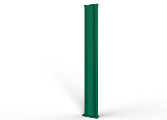 Arkema Design Doccia Solare Dada S con Lavapiedi e Nebulizzatori - Verde Scuro