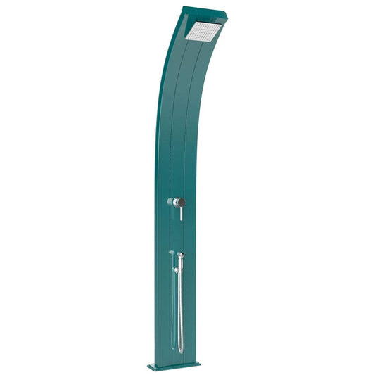 Arkema Design Doccia Solare in Alluminio Dada D340-TL/6700 Smeraldo Top Line