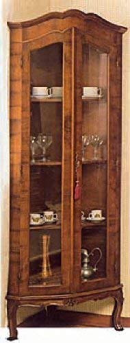 Dafne Italian Design Angoliera -cm: L70 P 50x50 H 180 cm cm - in noce - 2 Ante - 100% Made in Italy -(DF18)