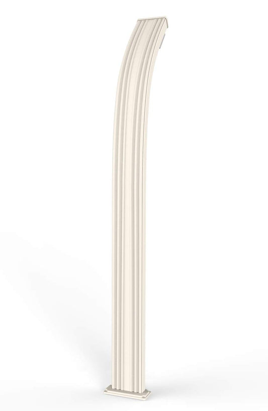 ARKEMA Doccia acqua calda fredda Spring Sabbia con Fascia Inox