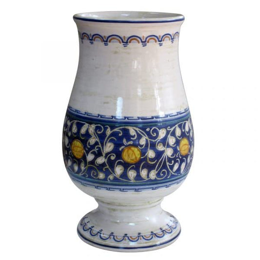 Vaso in ceramica fatto a mano - Dimensioni: h cm 30 - Made in Italy