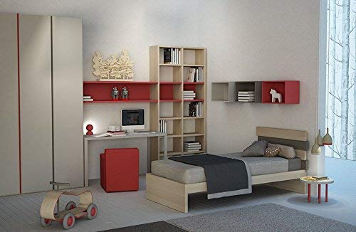 Dafne Italian Design TUTTOCAMERETTE.IT - Cameretta Singola completa - 100% Made in Italy (SF30)