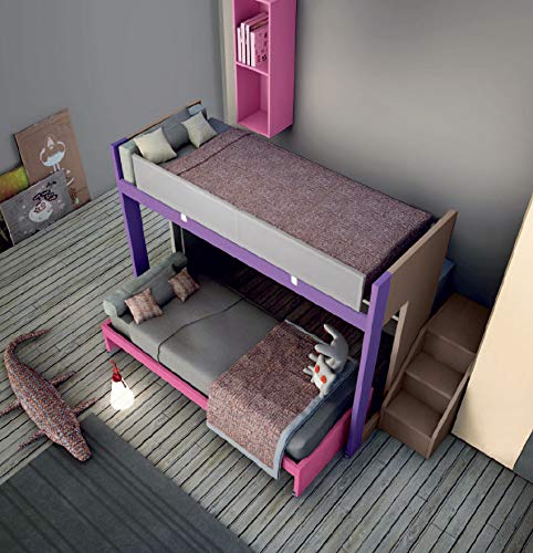 Dafne Italian Design TUTTOCAMERETTE.IT Cameretta completa a ponte - 100% Made in Italy (SF30)