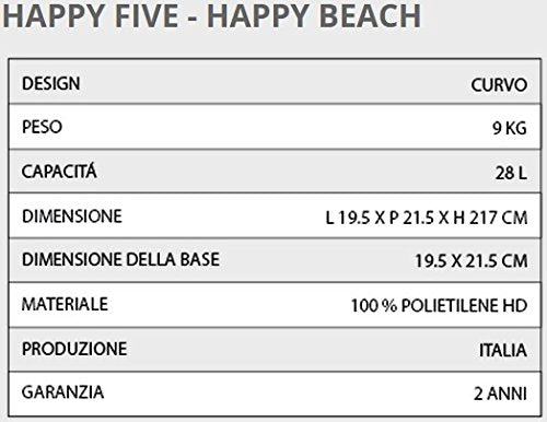 Doccia a riscaldamento solare Arkema Design F560/2009 Happy Beach Arancio