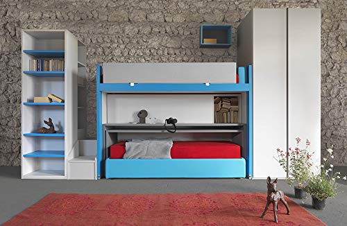 Cameretta Completa per Ragazzi Come Foto 100% Made in Italy (SF30)