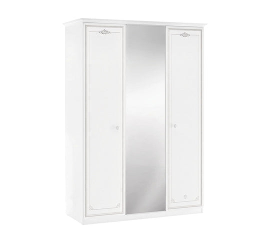 Dafne Italian Design Armadio 3 Ante (Grigio) Grey Selena