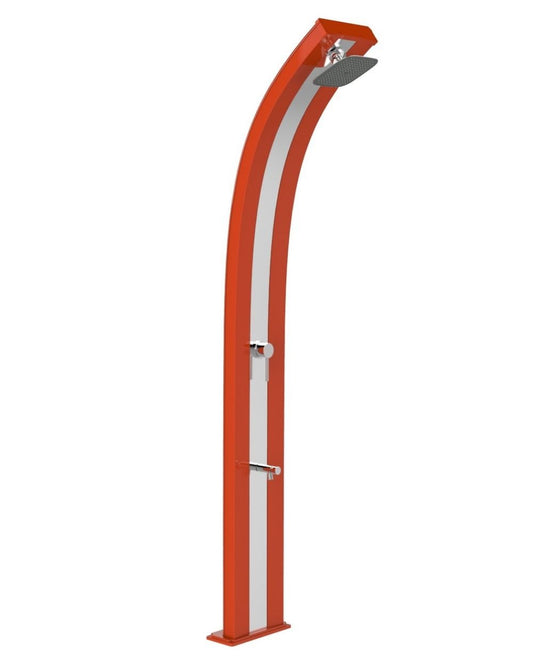Arkema Design Doccia solare Dada D320/2009-I arancio con banda inox