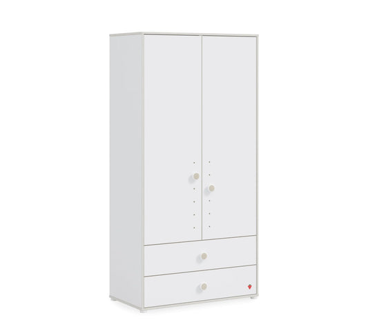 Dafne Italian Design Armadio 2 Ante Bianco Montes