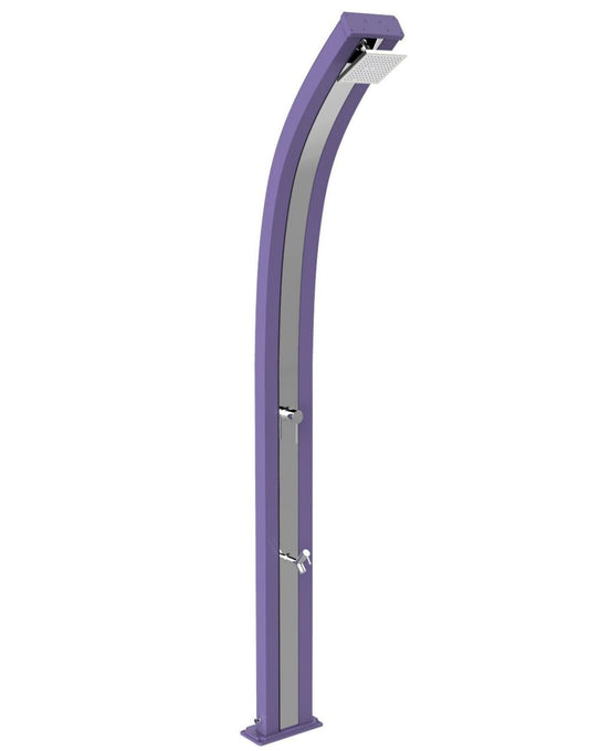 ARKEMA Doccia calda ecologica Spring con Lavapiedi Viola e Inox
