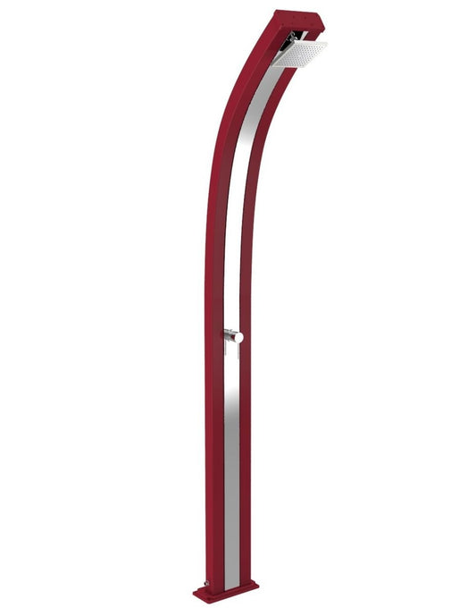 ARKEMA Doccia bagno e piscina con miscelatore Spring Cherry e Inox