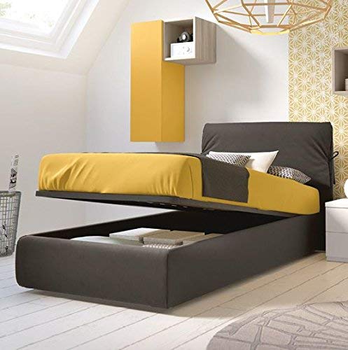 TUTTOCAMERETTE.IT - Cameretta completa per ragazzo, colori zafferano, bianco, olmo. 100% Made in Italy (SF21)