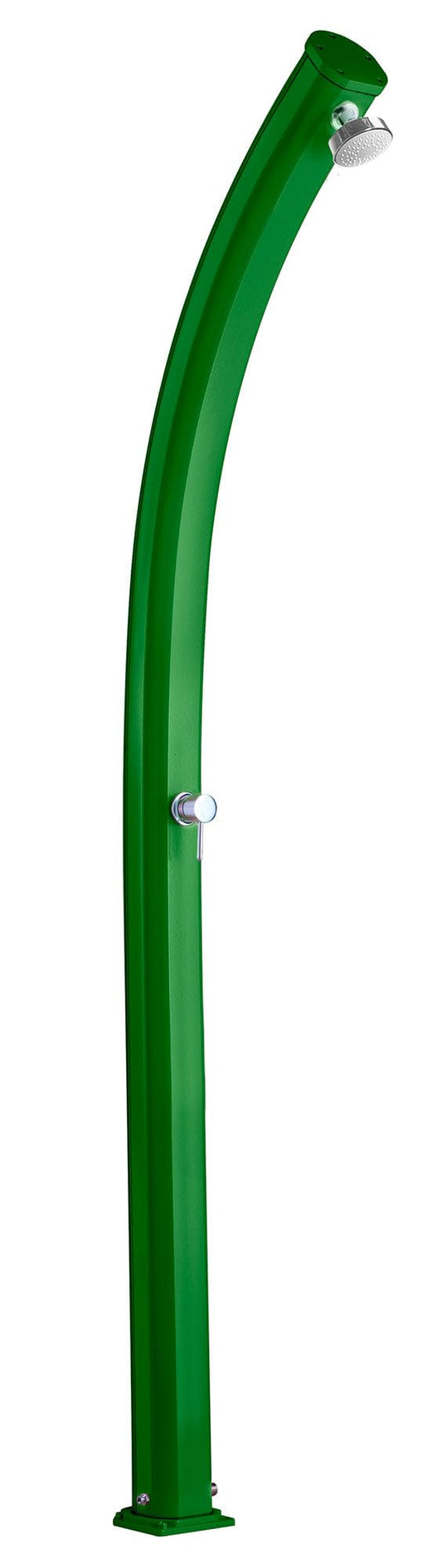 Doccia classica da interno e esterno Arkema Jolly Ingresso acqua calda e acqua fredda regolabile con Miscelatore Doccia Curva Altezza 226 cm ARKEMA A505 6016 Colore Verde
