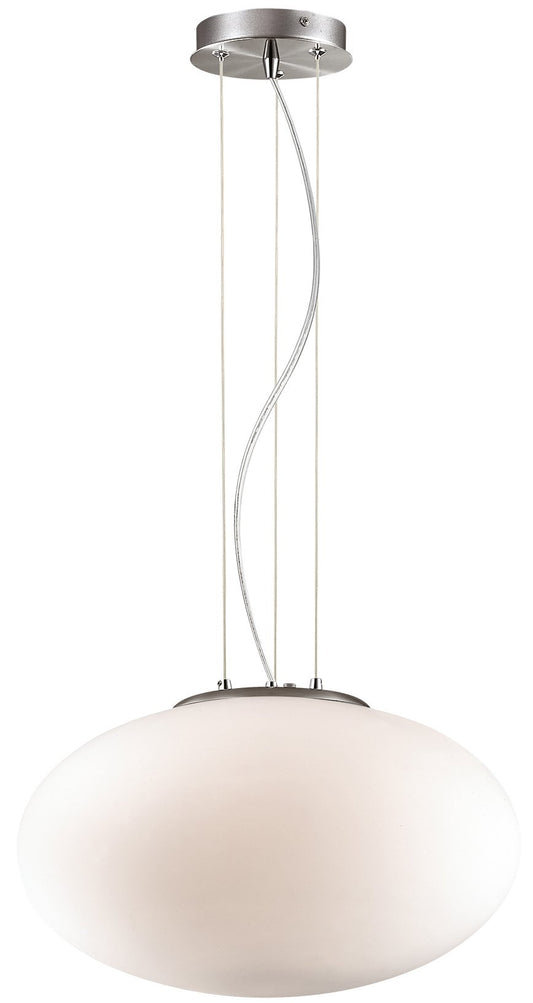 Ideal Lux Candy SP1 D40 Lampada a Sospensione E27, Bianco