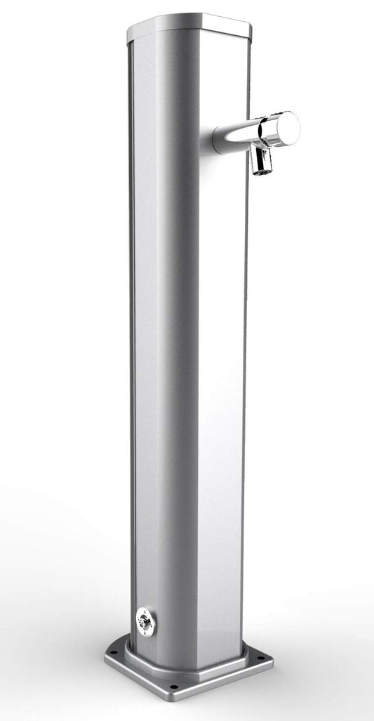 arkema Fontana Lavapiedi da Giardino con Rubinetto Temporizzato Jolly Verniciata Inox