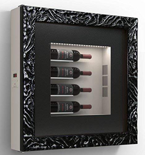 Cantinetta vino da parete per quattro bottiglie in orizzontale per bottiglie H.400 D.90 mm - peso 30 kg. (SF00)