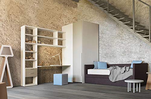 TUTTOCAMERETTE.IT - Dafnedesign.com ヨ Cameretta completa - L. 336 cm - P. 302 cm - H. 261,2 cm ヨ 100% Made in Italy (SF30)