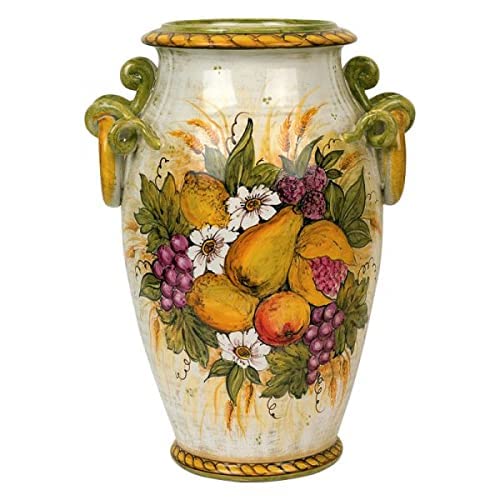 Vaso in Ceramica Artistica Italiana. Dimensioni: h 28.956 cm.