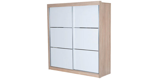 Dafne Italian Design Cameretta Completa con Letto a Castello Bianco per Tre Letti