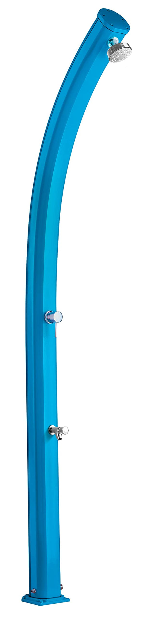 Doccia tradizionale Arkema Design Jolly A525/5012 blu doccia curva realizzata in alluminio