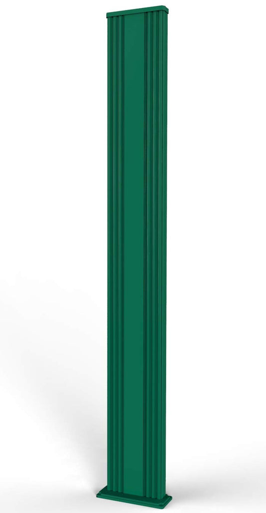 Doccia a energia Solare Arkema D450 6016 I Dada S Colore Verde con Fascia Decorativa Inox Struttura in Alluminio Verniciata a Polvere Dotata di Miscelatore lavapiedi e nebulizzatori
