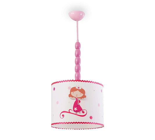 Dafne Italian Design Lampadario per camera da letto per ragazza o ragazza - Un lampadario a soffitto con una luce