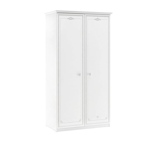 Dafne Italian Design Armadio 2 Ante (Grigio) Grey Selena