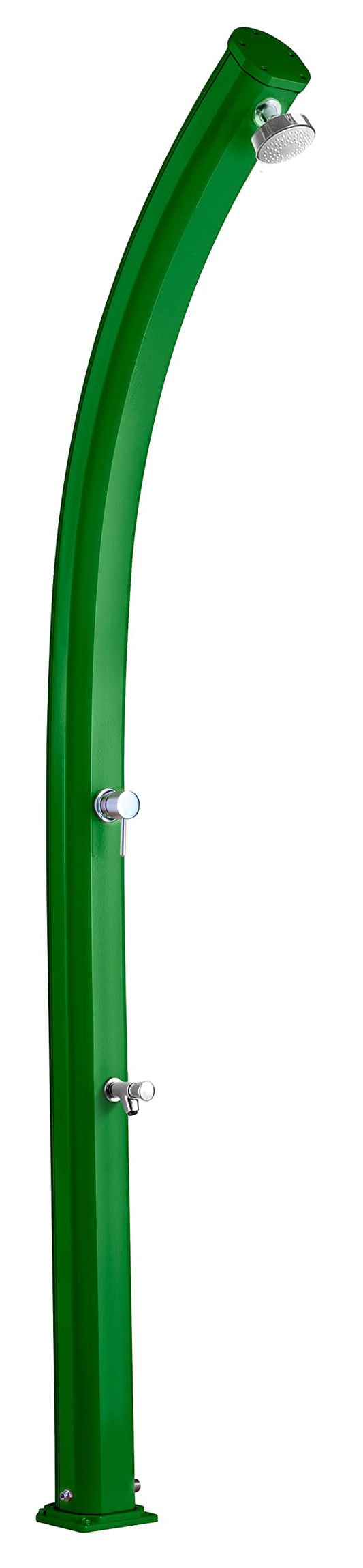 Doccia tradizionale Arkema Design Jolly A525/6016 verde doccia curva in alluminio