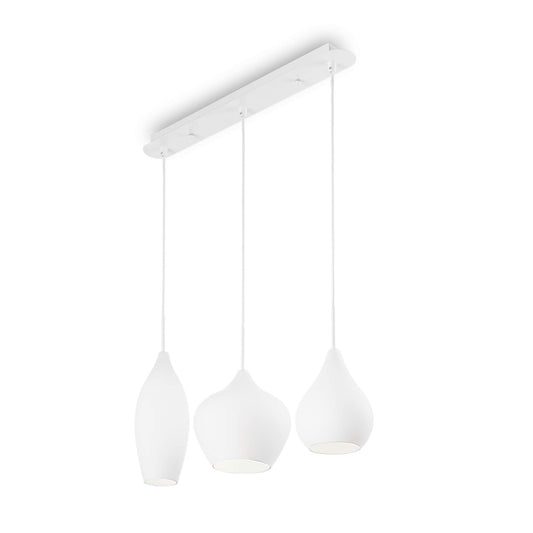 Dafne Italian Design Lampadario a 3 luci - Bianco