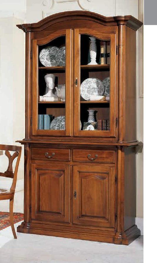 Dafne Italian Design Vetrina Stile Classico (cm. L. 118 - P. 47 - H. 216) (VGG)