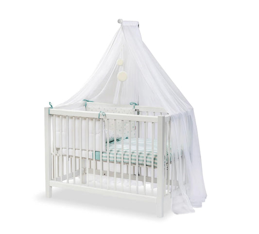 Dafne Italian Design Mini Lettino per Bebè Bianco (50x100 Cm)