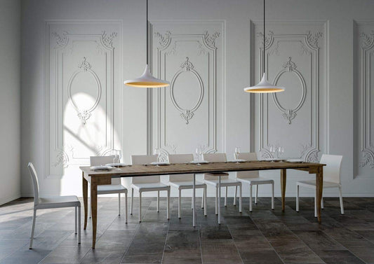 Itamoby Sciabola Consolle Allungabile, Pannelli di Nobilitato, Noce, 9 x 48 x 77 cm