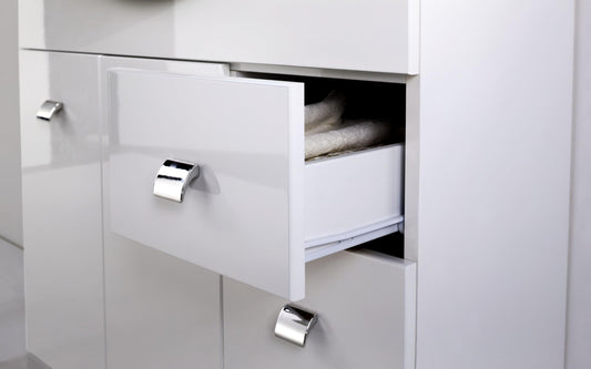 Dafne Italian Design Mobile da bagno Missy finitura bianco lucido cm. 105x45x190 (base, lavabo, specchio, pensile)