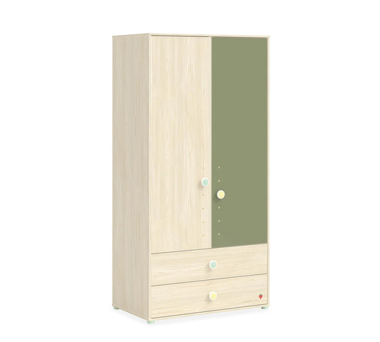 Dafne Italian Design Armadio 2 Ante Montes Natural